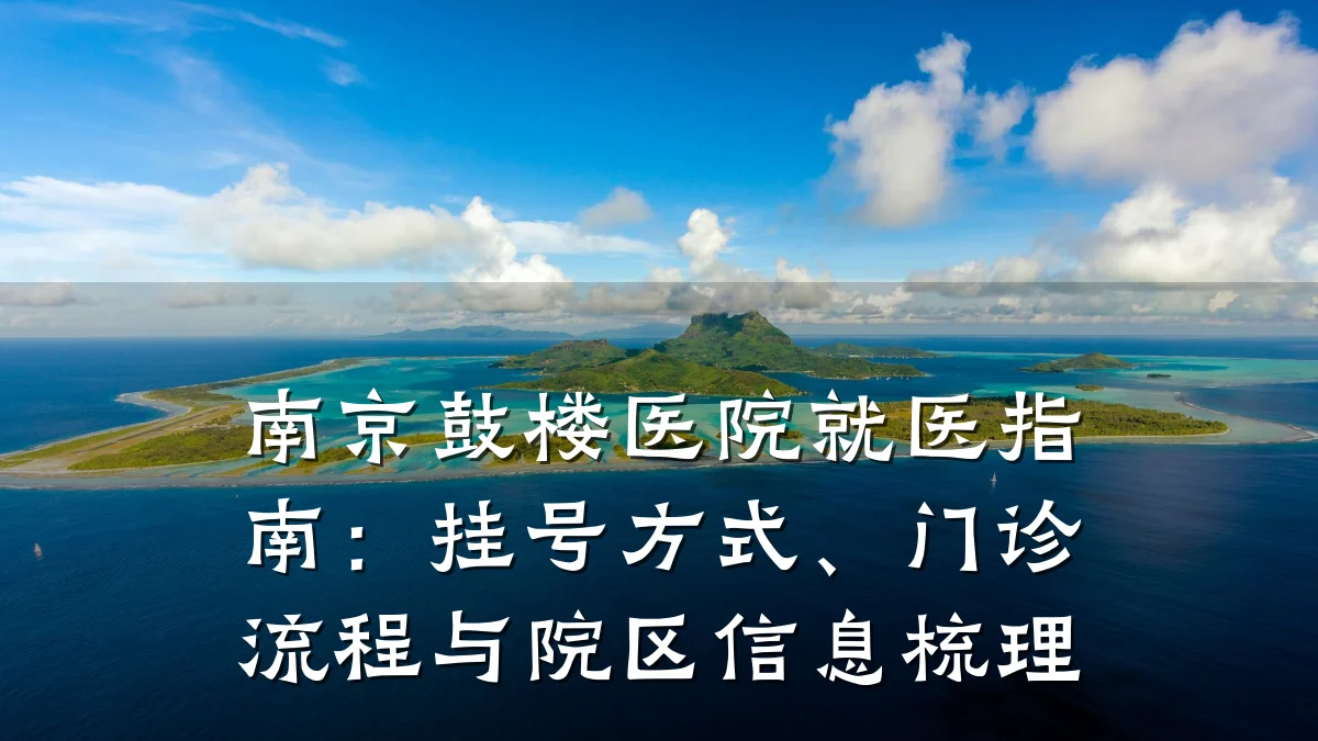 南京鼓楼医院就医指南：挂号方式、门诊流程与院区信息梳理