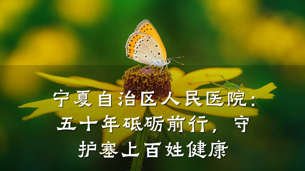 宁夏自治区人民医院：五十年砥砺前行，守护塞上百姓健康