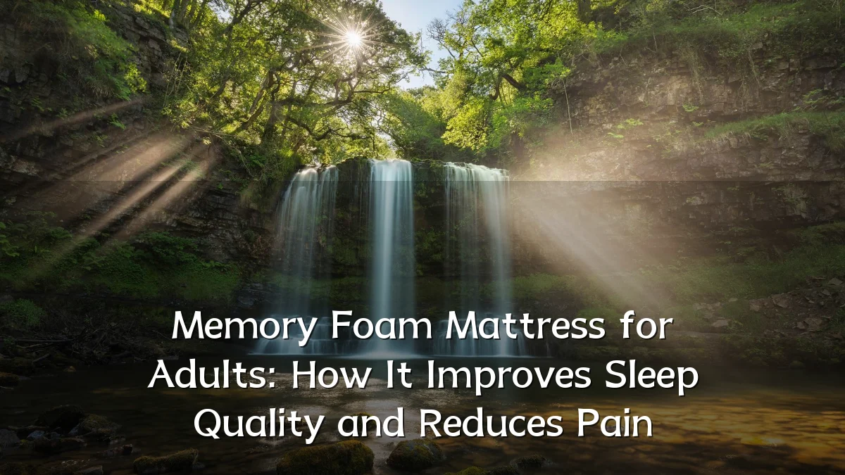 Memory Foam Mattress for Adults: How It Improves Sleep Quality and Reduces Pain
