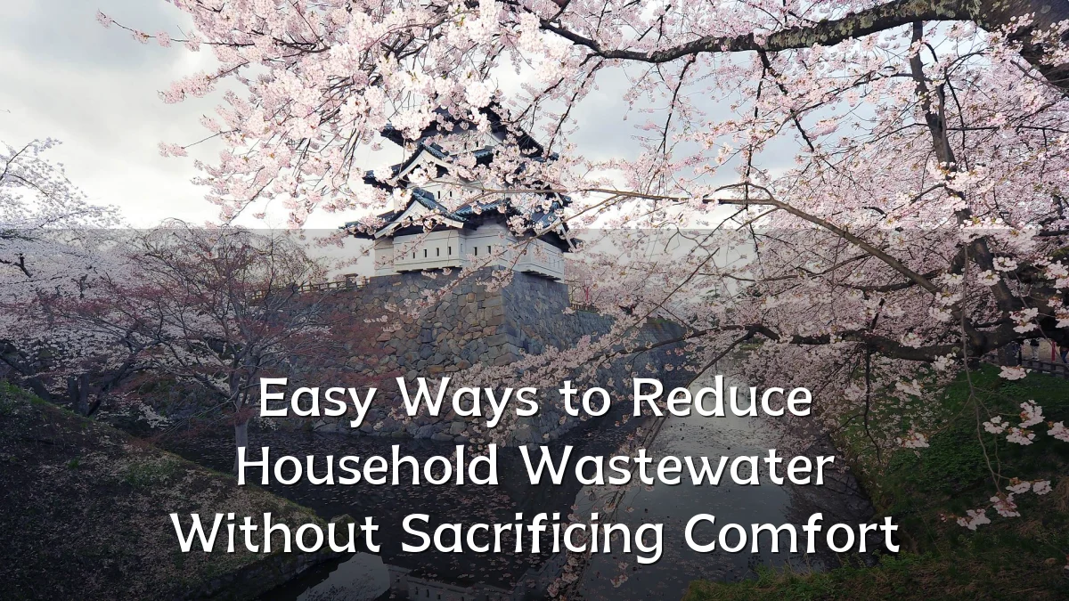 Easy Ways to Reduce Household Wastewater Without Sacrificing Comfort