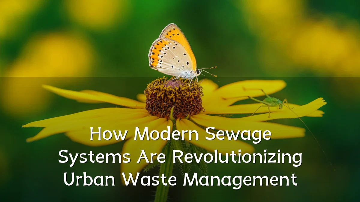 How Modern Sewage Systems Are Revolutionizing Urban Waste Management