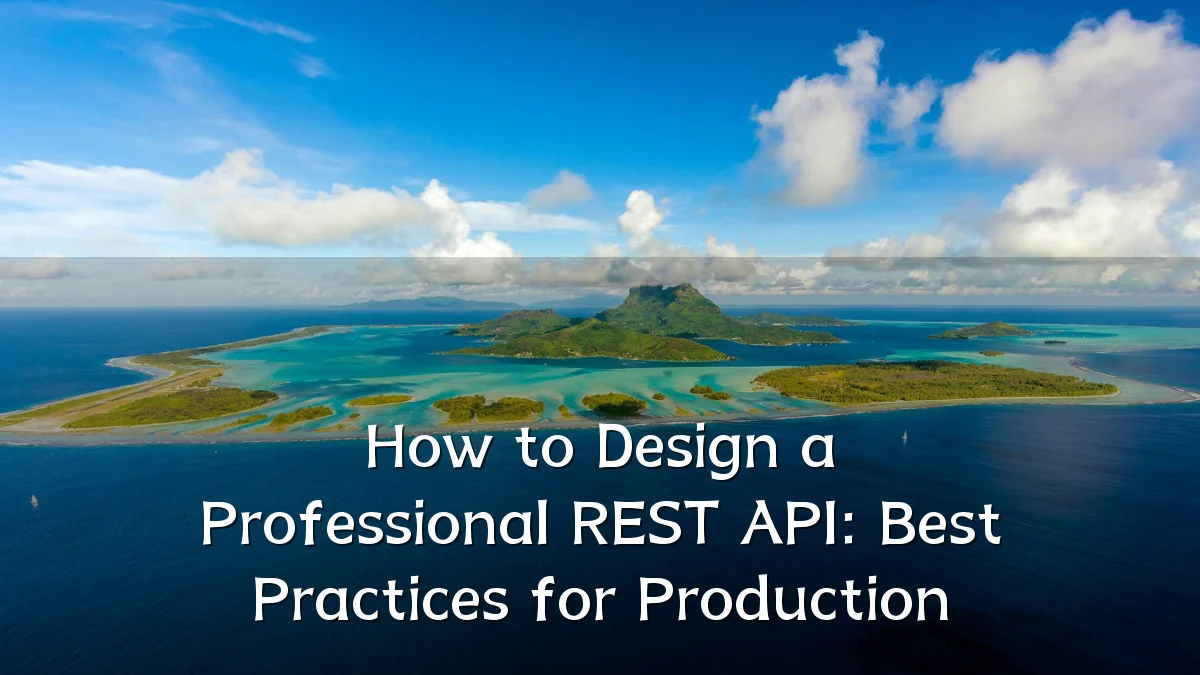 How to Design a Professional REST API: Best Practices for Production