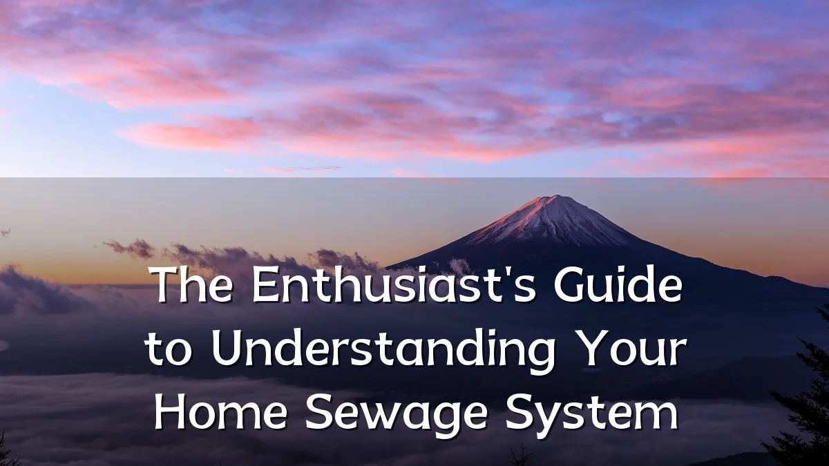 The Enthusiast's Guide to Understanding Your Home Sewage System