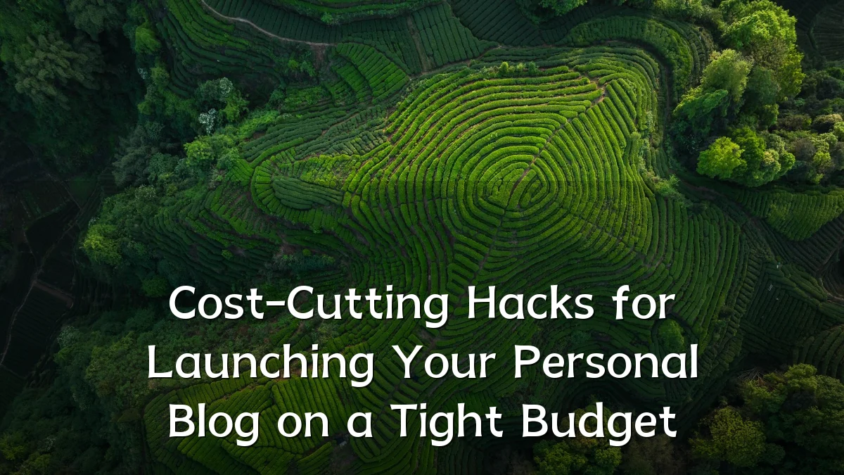 Cost-Cutting Hacks for Launching Your Personal Blog on a Tight Budget