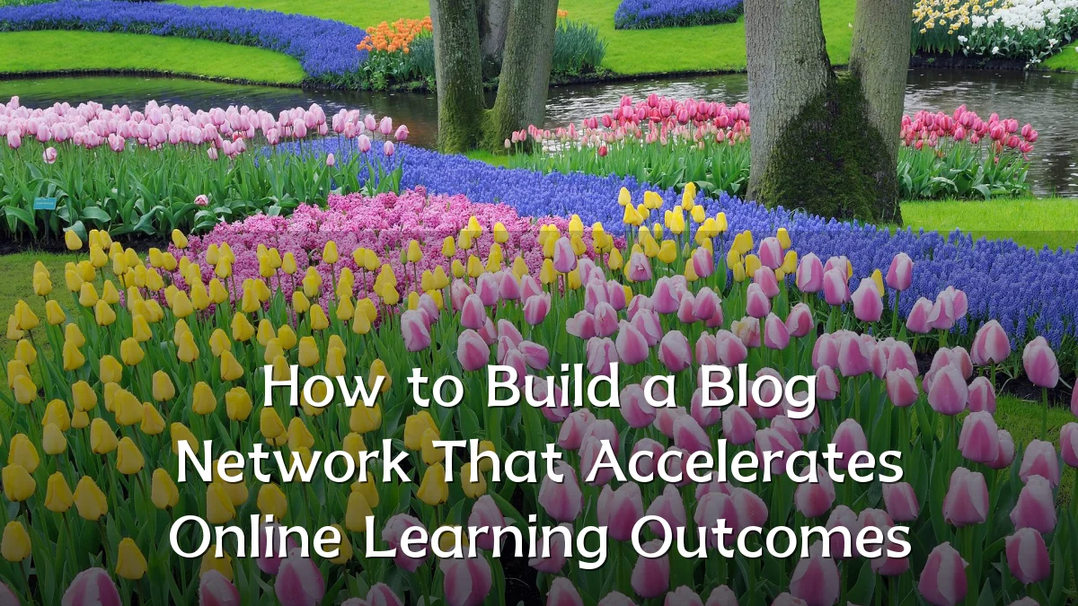How to Build a Blog Network That Accelerates Online Learning Outcomes