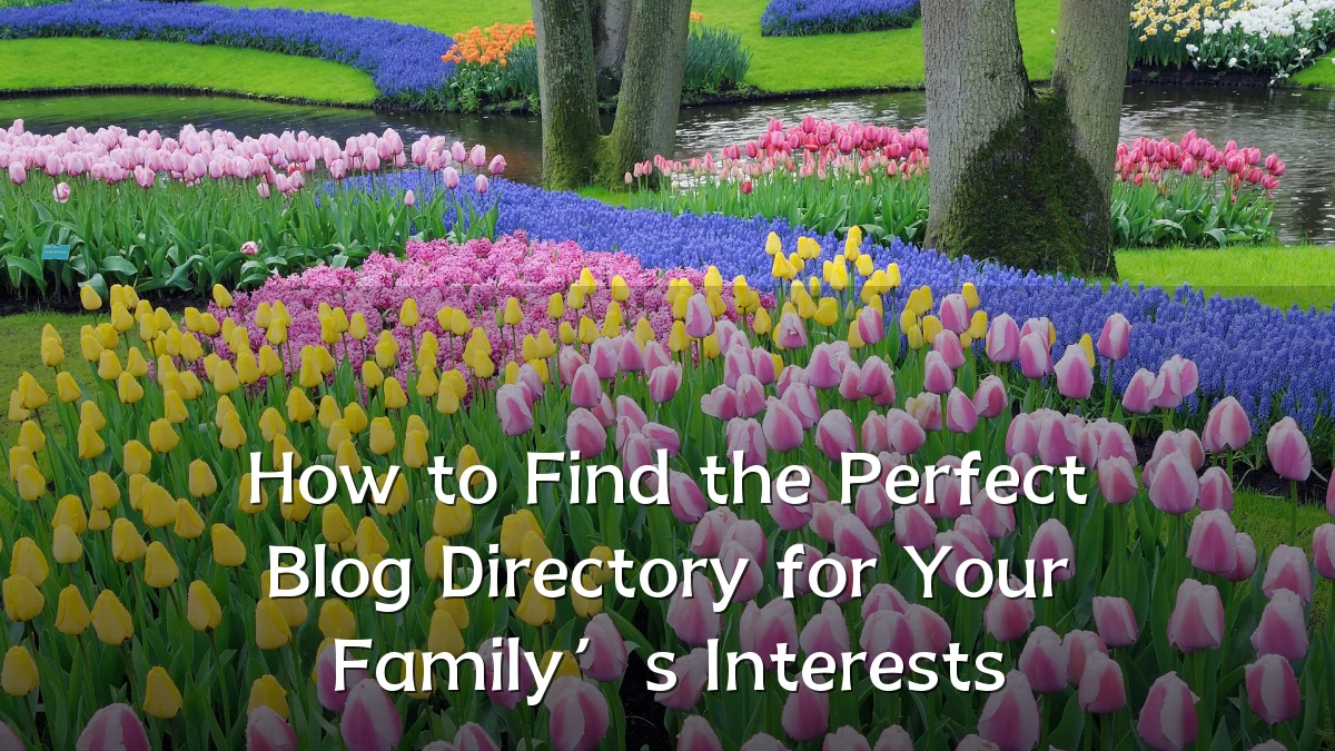 How to Find the Perfect Blog Directory for Your Family’s Interests