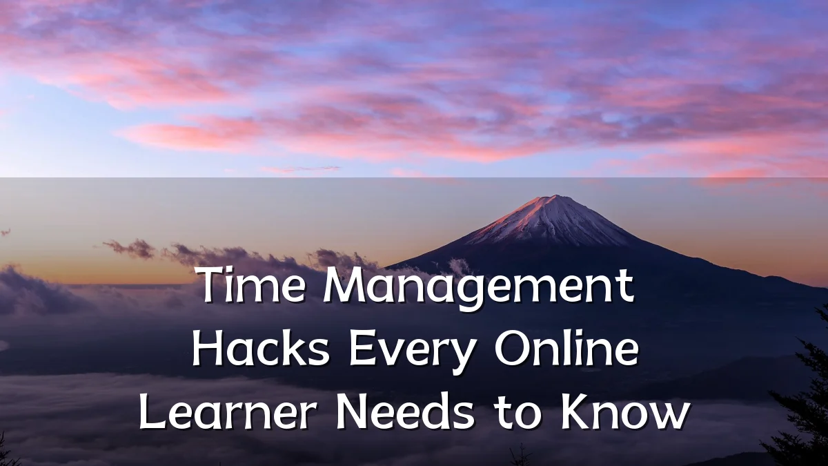Time Management Hacks Every Online Learner Needs to Know