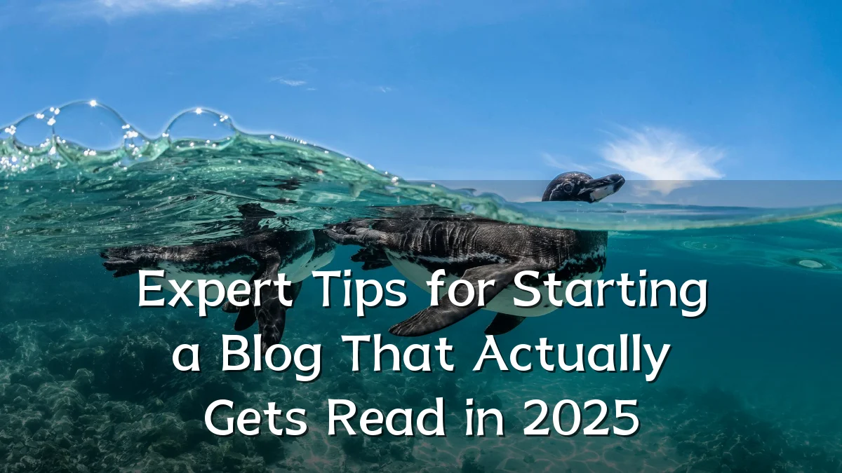 Expert Tips for Starting a Blog That Actually Gets Read in 2025