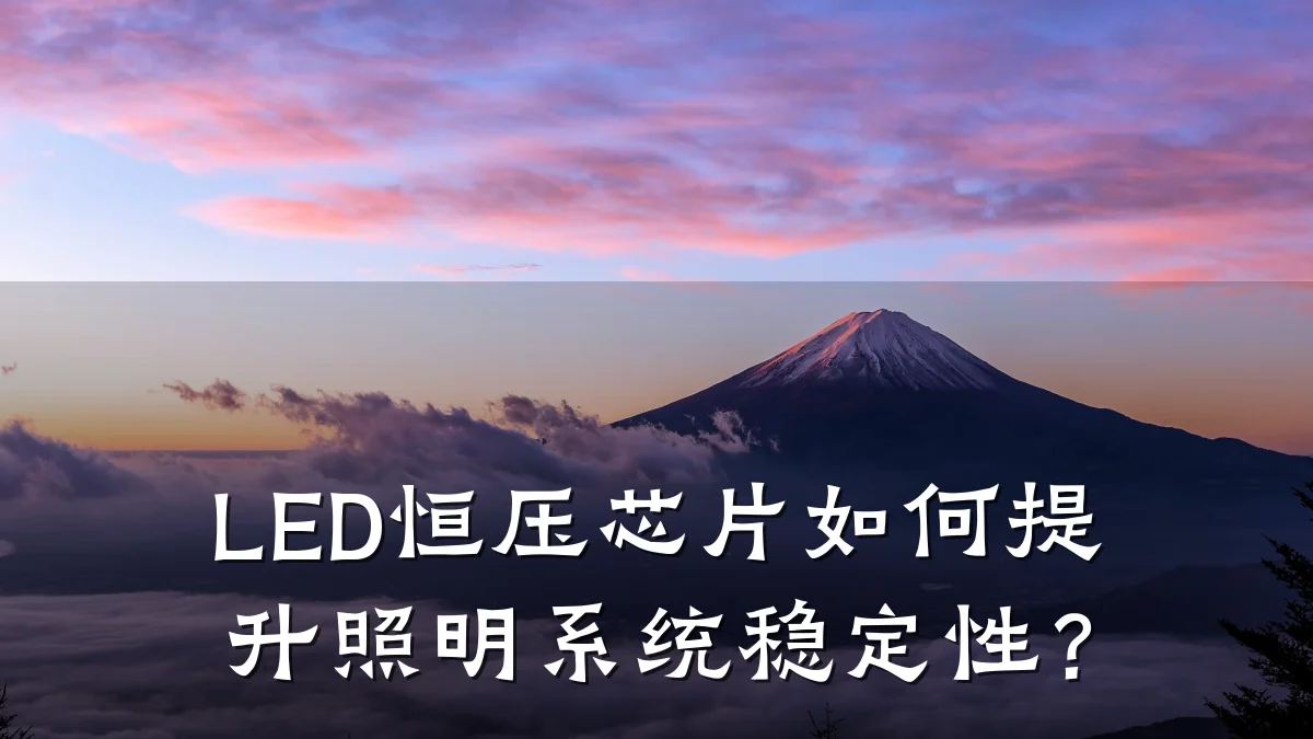 LED恒压芯片如何提升照明系统稳定性?